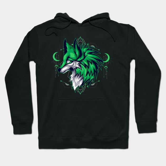 wolf art Hoodie by SHINIGAMII